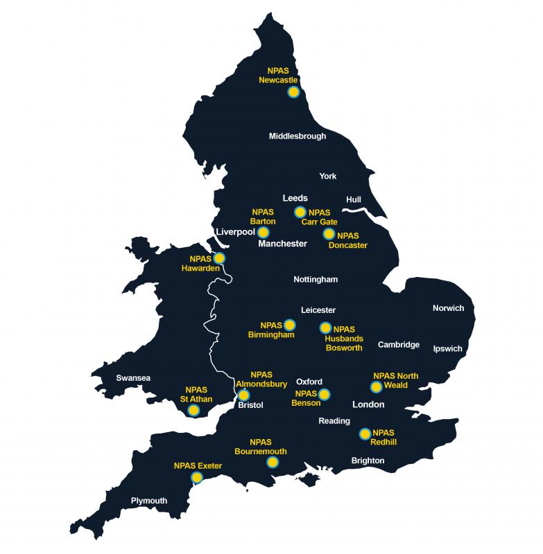 NPAS Bases Map